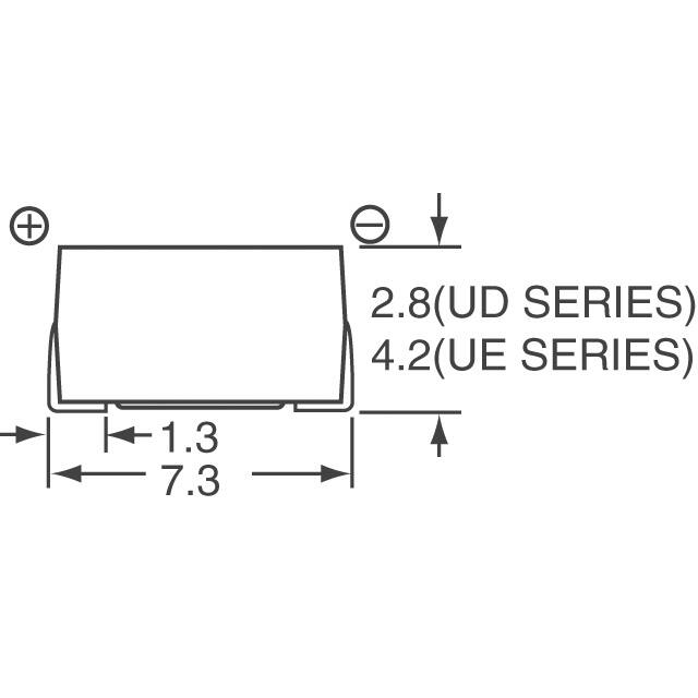 EEF-UD0D271LE Panasonic Electronic Components  Aluminum - Polymer Capacitors